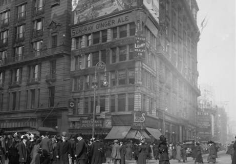 Million Dollar Corner, 34th and Broadway, between c1910 and c1915. Creator: Bain News Service.