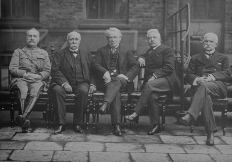 Foch, Clemenceau, Lloyd George, Orlando, Sonnino, between c1915 and c1920. Creator: Bain News Service.