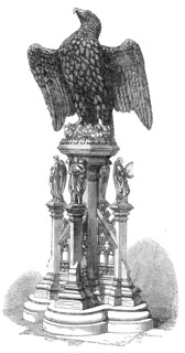 The Eagle lectern in New College Chapel, Oxford, 1864. Creator: Unknown.