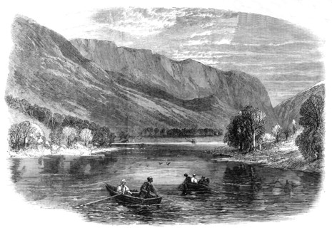 Pearl-fishing near Loch Lubnaig, Perthshire, 1864. Creator: Unknown.