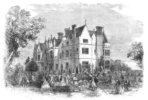 Festival of Ragged-School Teachers at Nutfield Priory,…near Reigate, 1864. Creator: Unknown.