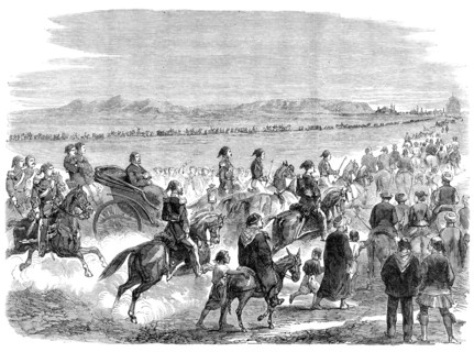 Returning from the races at Cairo, 1864. Creator: Unknown.