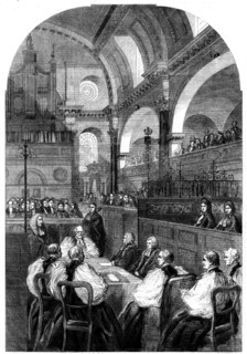 Confirmation of Dr. Longley's election to the Archbishopric of Canterbury..., 1862. Creator: J. M. Williams.