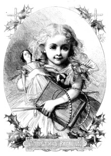 Christmas Presents - drawn by George Thomas, 1862. Creator: William Luson Thomas.