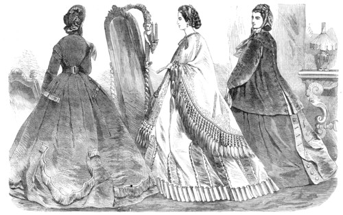 Paris fashions for December, 1864. Creator: Unknown.