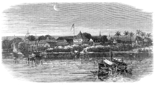 Views in Borneo: Kucking Fort, Sarawak, 1864. Creator: Unknown.