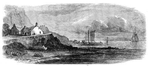 The Shellfish Supplies: shellfish-catchers' cottage at Canty Bay, 1862. Creator: Unknown.