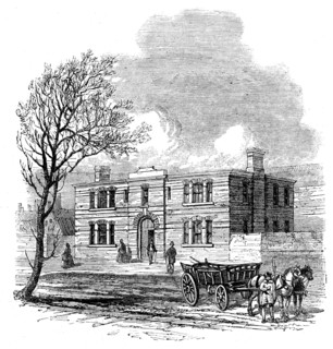 Offices attached to the Agricultural Hall, Islington, 1862. Creator: Unknown.