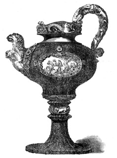The Loan Collection, South-Kensington: Stag's horn ewer, 1862. Creator: Unknown.