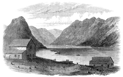 Sketches from British Columbia: Port Anderson, Anderson Lake, 1864. Creator: Unknown.