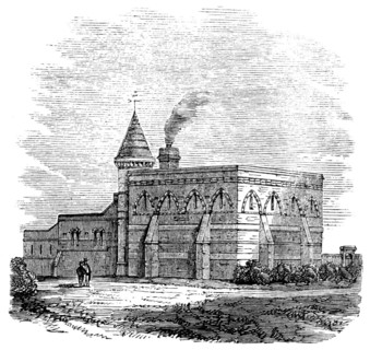 New waterworks at Caterham, Surrey, 1862. Creator: Unknown.