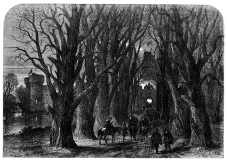 The Return, (see "The Roundhead's Parole") - drawn by Samuel Read, 1864, Creator: Mason Jackson.
