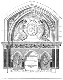 Monument to the late Prince Consort In Whippingham Church, Isle of Wight, by W. Theed, 1864. Creator: Unknown.