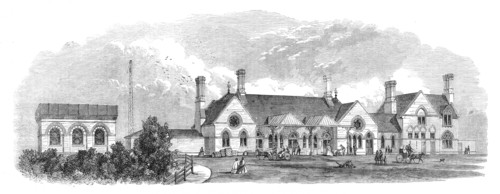The Margate Station of the East Kent (London, Chatham, and Dover) Railway, 1864. Creator: Unknown.