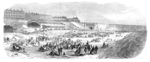 The Ramsgate Station of the East Kent (London, Chatham, and Dover) Railway, 1864. Creator: Unknown.
