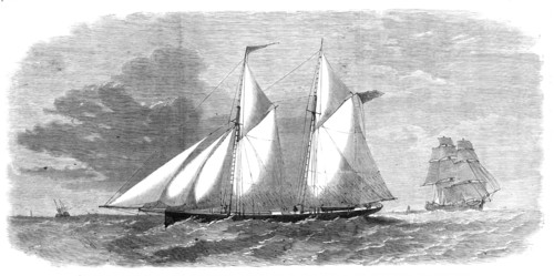 The West Hartley No. 1, a new flat-bottomed schooner for the coal trade of New South Wales, 1864. Creator: Unknown.