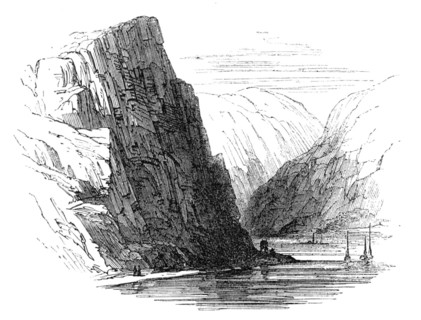 The Rhine: the Lurleiberg, 1864. Creator: Unknown.