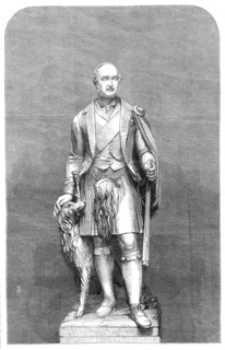 Statue of the late Prince Consort, at Balmoral, by W. Theed, 1864. Creator: Unknown.