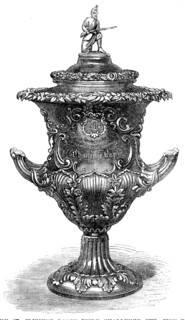 The St. Clement Danes Rifle Challenge Cup, won by Captain Scrivener, 1864. Creator: Unknown.