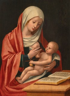Madonna of the Milk, First Half of 16th cen.. Creator: Master of the Female Half-Lengths (First half of 16th cen.).