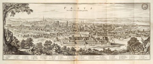 Paris. From Topographia Galliae , 1655-1660. Creator: Merian, Caspar (1627-1686).