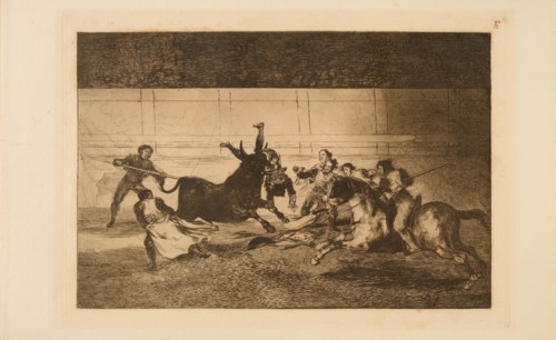 La Tauromaquia: The Death of Pepe Illo, 1815-1816. Creator: Goya, Francisco, de (1746-1828).