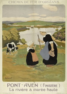 Chemin de fer d'Orléans. Pont-Aven (Finistère) , 1914. Creator: Meunier, Henri Georges (1873-1922).