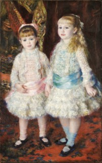 Pink and Blue - Alice and Elisabeth Cahen d'Anvers, 1881. Creator: Renoir, Pierre Auguste (1841-1919).