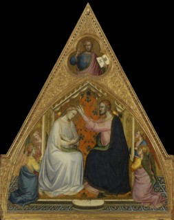 The Coronation of the Virgin, ca 1390. Creator: Lorenzo Monaco (ca. 1370-1425).