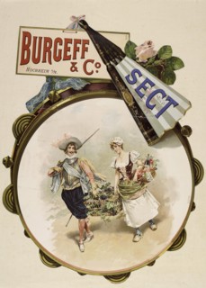 Burgeff & Co. Sparkling wine, Hochheim am Main, c. 1895. Creator: Anonymous.