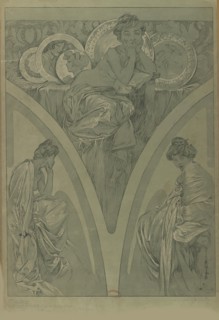 Figures décoratives, 1902. Creator: Mucha, Alfons Marie (1860-1939).