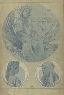 Figures décoratives, 1902. Creator: Mucha, Alfons Marie (1860-1939).