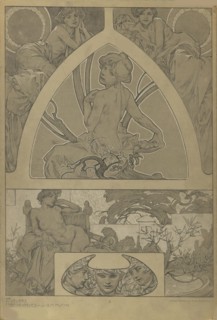 Figures décoratives, 1902. Creator: Mucha, Alfons Marie (1860-1939).