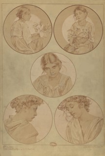 Figures décoratives, 1902. Creator: Mucha, Alfons Marie (1860-1939).