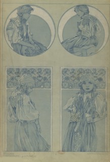 Figures décoratives, 1902. Creator: Mucha, Alfons Marie (1860-1939).