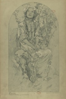 Figures décoratives, 1902. Creator: Mucha, Alfons Marie (1860-1939).