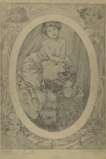 Figures décoratives, 1902. Creator: Mucha, Alfons Marie (1860-1939).