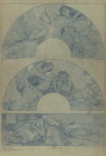 Figures décoratives, 1902. Creator: Mucha, Alfons Marie (1860-1939).