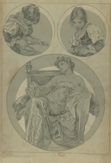 Figures décoratives, 1902. Creator: Mucha, Alfons Marie (1860-1939).