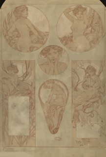 Figures décoratives, 1902. Creator: Mucha, Alfons Marie (1860-1939).