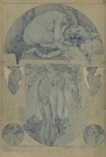 Figures décoratives, 1902. Creator: Mucha, Alfons Marie (1860-1939).