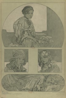 Figures décoratives, 1902. Creator: Mucha, Alfons Marie (1860-1939).