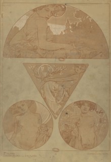 Figures décoratives, 1902. Creator: Mucha, Alfons Marie (1860-1939).