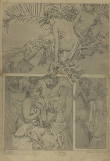 Figures décoratives, 1902. Creator: Mucha, Alfons Marie (1860-1939).