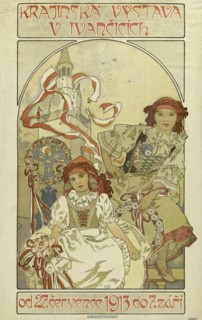 Regional exhibition in Ivancice, 1912. Creator: Mucha, Alfons Marie (1860-1939).