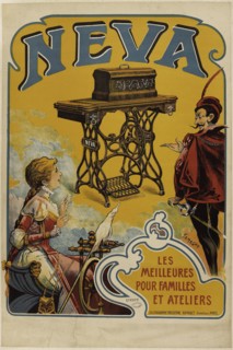 Neva. Les meilleures pour familles et ateliers, c. 1890. Creator: Tamagno, Nicolas (1862-1933).