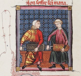 Illustration from the codex of the Cantigas de Santa Maria, c. 1280. Creator: Anonymous.