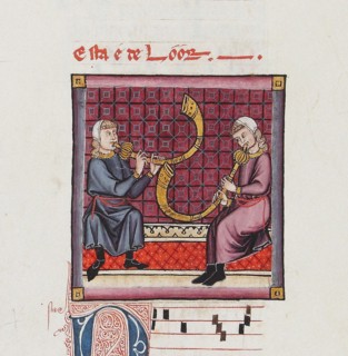 Illustration from the codex of the Cantigas de Santa Maria, c. 1280. Creator: Anonymous.
