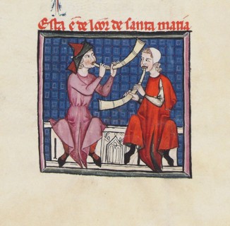 Illustration from the codex of the Cantigas de Santa Maria, c. 1280. Creator: Anonymous.