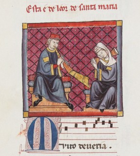 Illustration from the codex of the Cantigas de Santa Maria, c. 1280. Creator: Anonymous.
